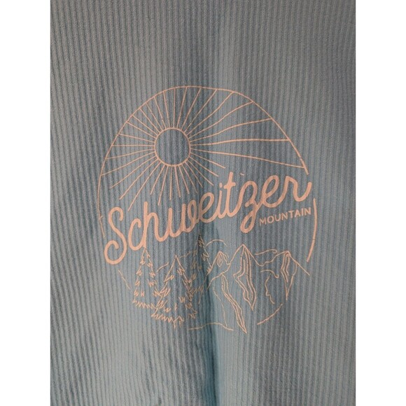 Unwind By League Sweater Turquoise Schweitzer Mountain Relax Fit Cozy XL - Picture 3 of 9